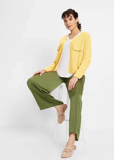 Gilet en maille bouclette, bonprix