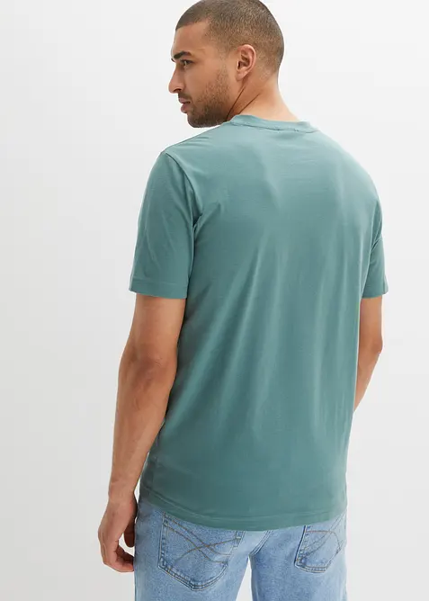 Henleyshirt aus reiner Bio-Baumwolle (2er Pack), bonprix