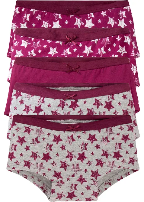 Lot de 5 culottes avec coton doux, bonprix
