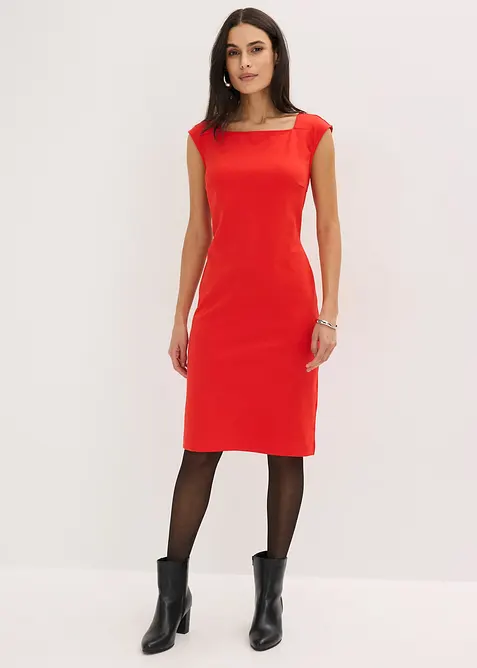 Robe fourreau en Punto di Roma, bonprix