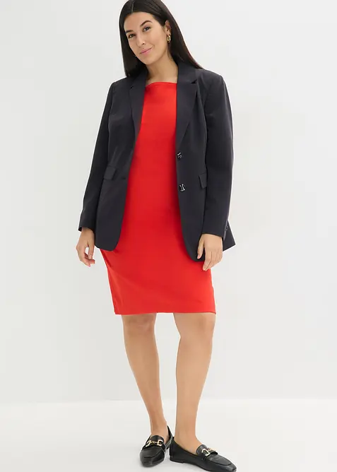 Robe fourreau en Punto di Roma, bonprix