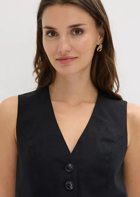 Weste aus flie&szlig;endem Viskose-Mix, bonprix