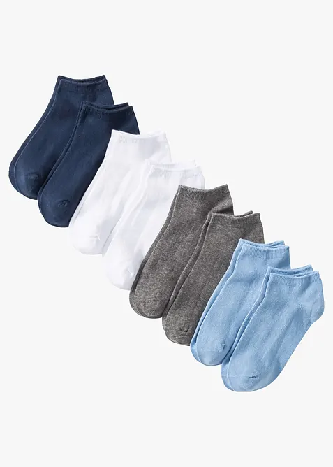 Sneakersocken mit Bio-Baumwolle (8er Pack), bonprix