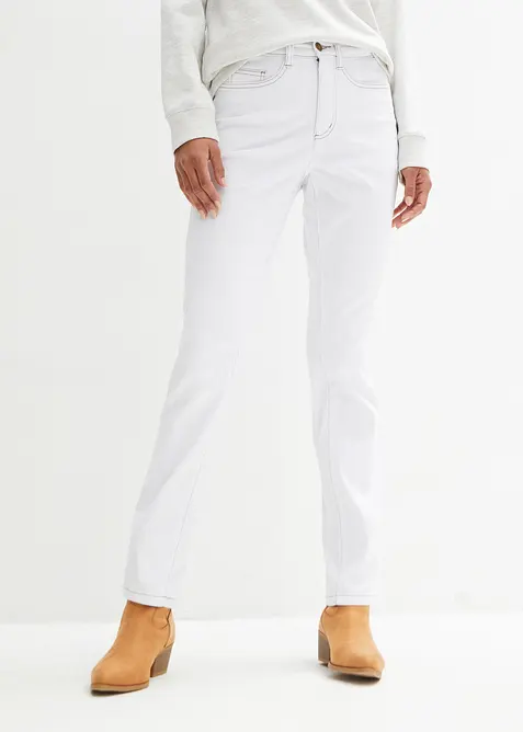 Jean droit taille normale, extensible, bonprix