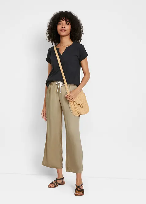 Baumwoll-Shirt, Kurzarm, bonprix