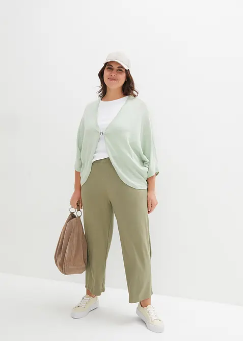 Feinstrickjacke aus reiner Baumwolle, bonprix