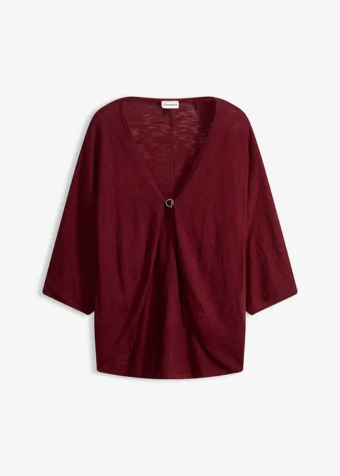 Gilet en fine maille 100% coton, bonprix