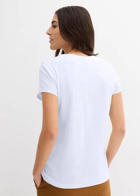 T-Shirt aus reiner Bio-Baumwolle (2er Pack), bonprix