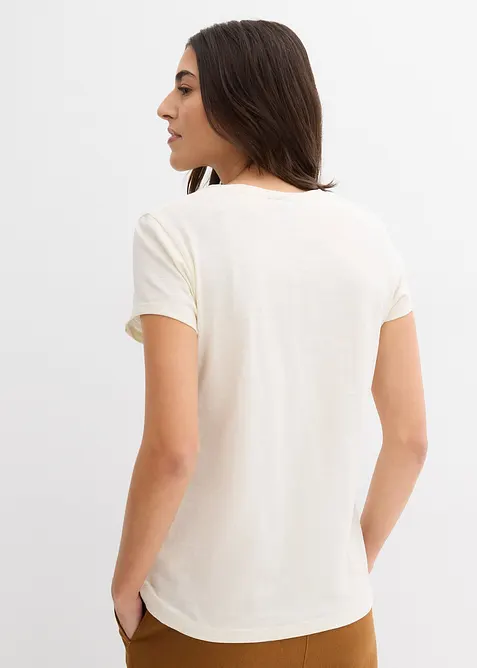 T-Shirt aus reiner Bio-Baumwolle (2er Pack), bonprix