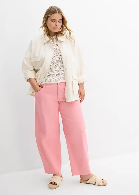 Pantalon en twill de coton extensible, bonprix