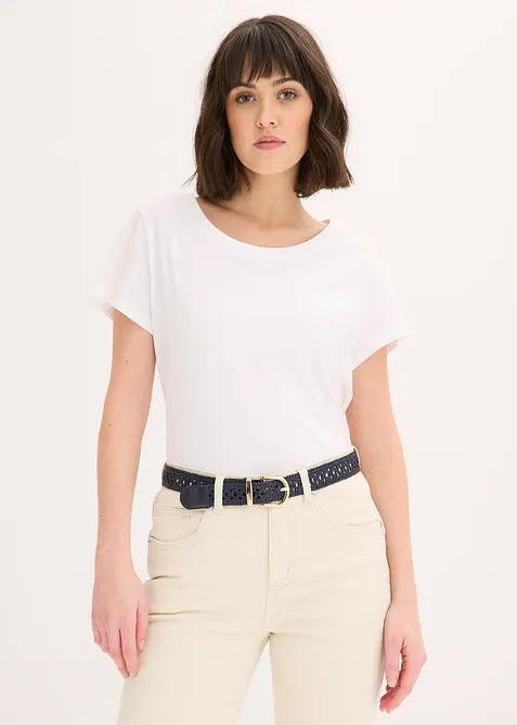 Ceinture tress&eacute;e &agrave; boucle classique, bonprix