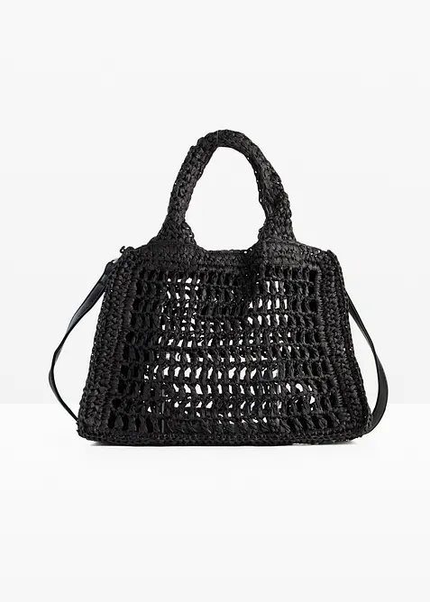 Sac &agrave; bandouli&egrave;re aspect paille, bonprix