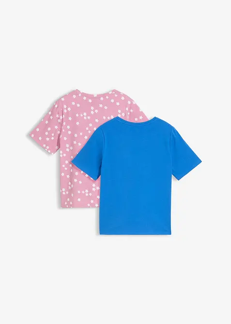 Lot de 2&nbsp;T-shirts manches coude extensibles, bonprix