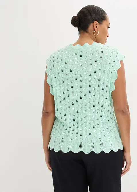 Top en maille 100% coton, bonprix