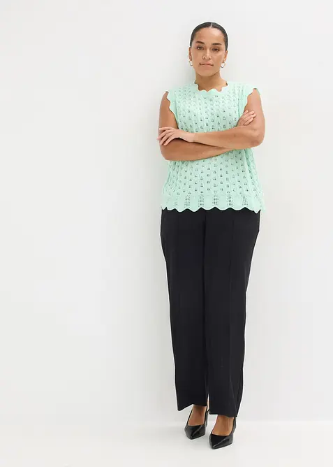 Top en maille 100% coton, bonprix