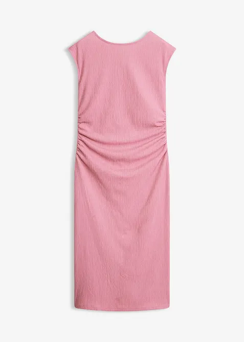 Shirtkleid aus strukturiertem Cr&ecirc;pe, bonprix