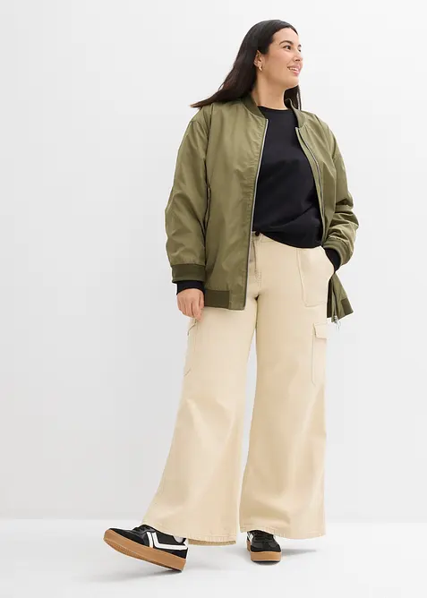 Cargohose aus reiner Baumwolle, bonprix