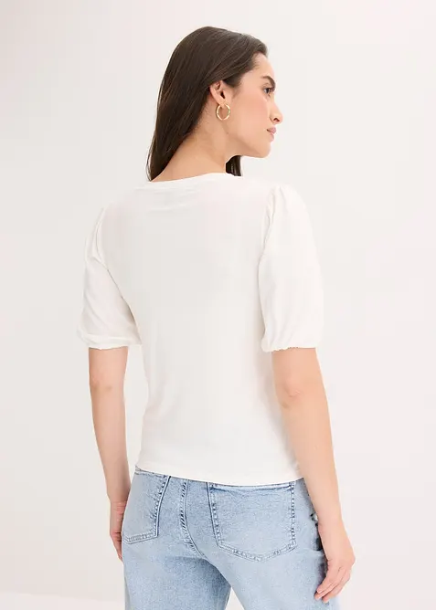 T-shirt doux en viscose extensible, bonprix