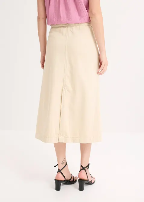 Jupe en twill 100% coton, bonprix