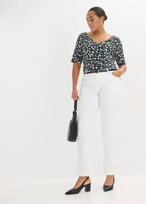 Shirt aus elastischer Baumwolle, bonprix