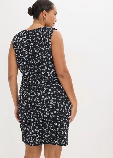 Tailliertes Minikleid aus feinem Mesh, bonprix