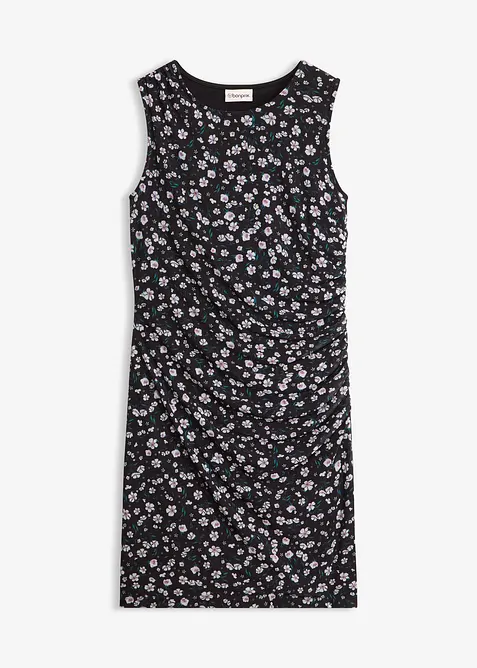 Tailliertes Minikleid aus feinem Mesh, bonprix