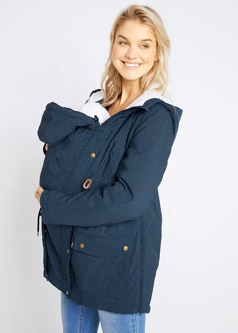 Veste de grossesse et de portage 3en1 avec doublure peluche, bonprix