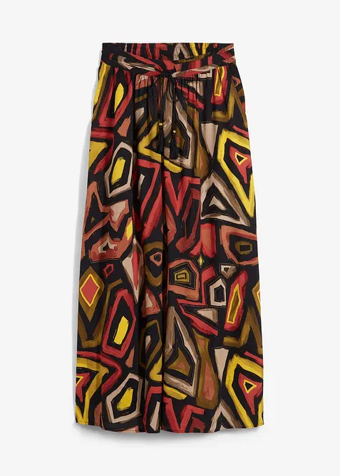 Maxirock aus flie&szlig;ender Viskose, bonprix