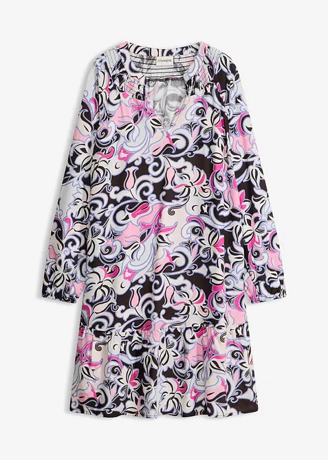 Tunika-Kleid aus flie&szlig;ender Viskose, bonprix