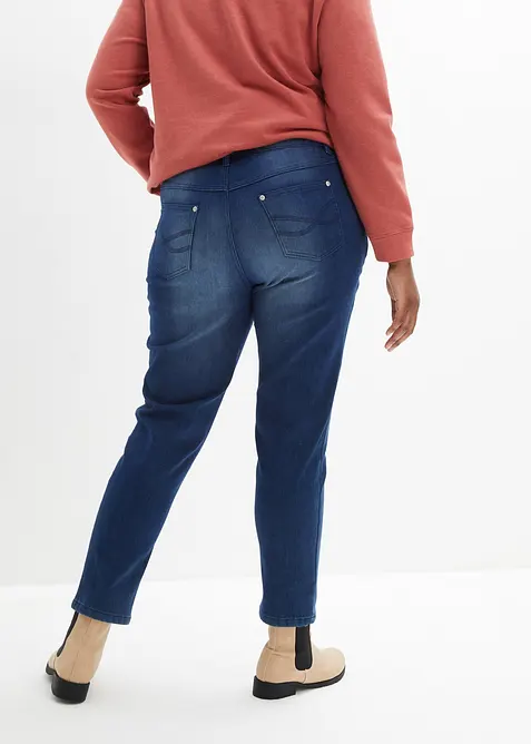 Boyfriend Mid Waist, Thermojeans mit weicher Innenseite, bonprix