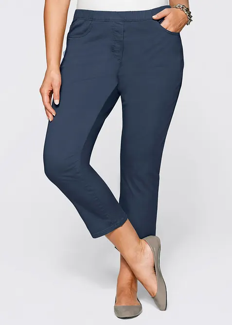 Pantalon 7/8 &agrave; taille &eacute;lastiqu&eacute;e, bonprix