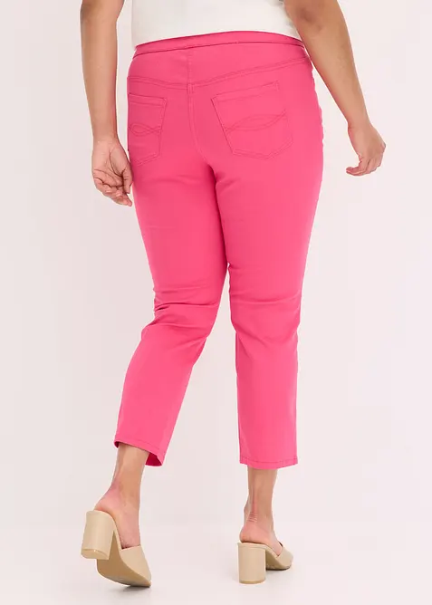 Pantalon 7/8 &agrave; taille &eacute;lastiqu&eacute;e, bonprix