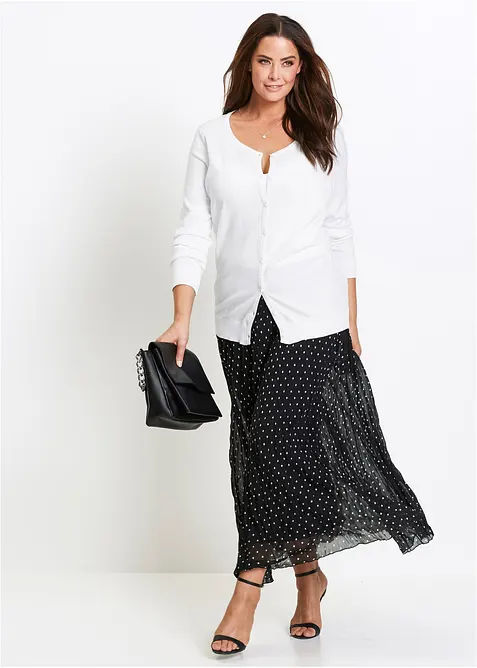 Chiffon-Rock in Crash-Optik, bonprix