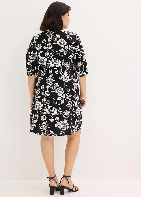 Robe-chemise en viscose fluide, bonprix