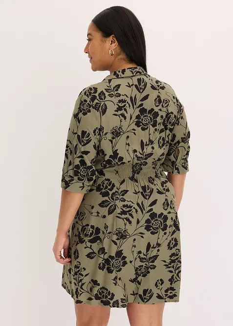 Robe-chemise en viscose fluide, bonprix