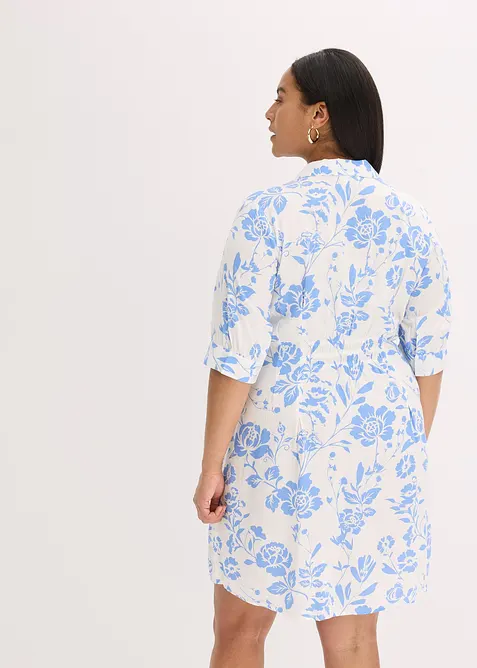 Blusenkleid aus flie&szlig;ender Viskose, bonprix