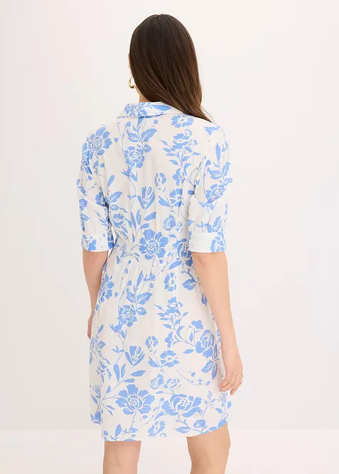 Blusenkleid aus flie&szlig;ender Viskose, bonprix