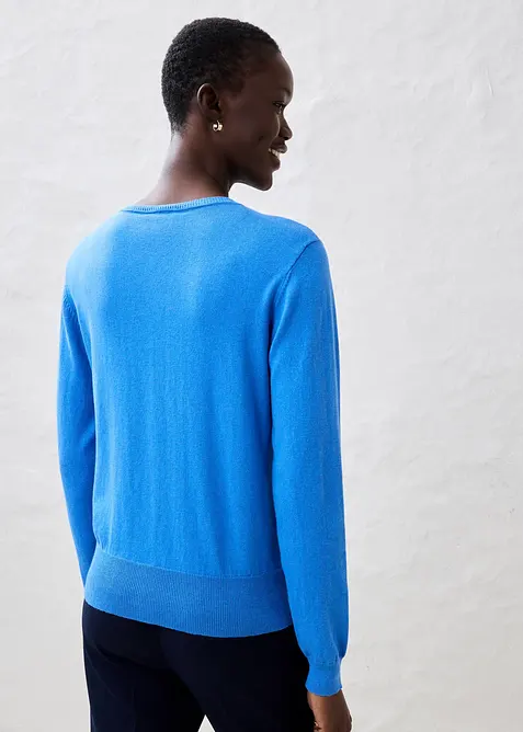 Strickjacke mit Seidenanteil, bonprix