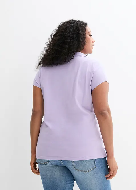 Shirt mit offenem Polokragen, bonprix