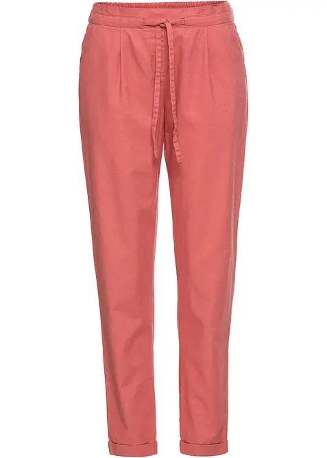 Pantalon en lin m&eacute;lang&eacute;, bonprix