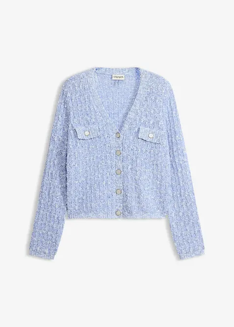 Boucl&eacute; Strickjacke, bonprix