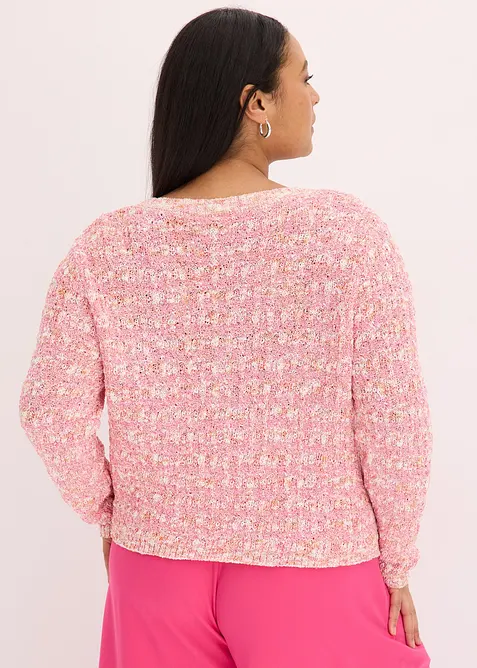 Boucl&eacute; Strickjacke, bonprix