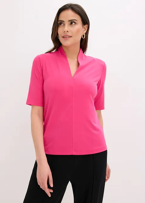 Shirt mit Kelchkragen, bonprix