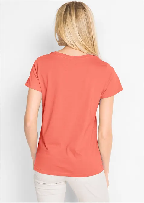 Lot de 5 T-shirts col rond, bonprix