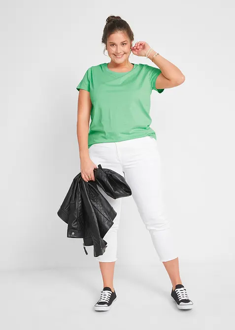 Rundhals-Shirt  (5er-Pack), bonprix