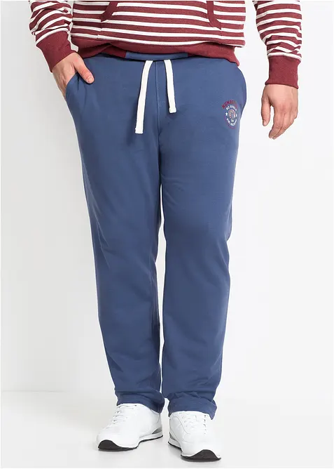 Pantalon de jogging 100% coton avec d&eacute;tails sportifs, bonprix