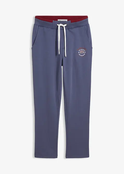 Pantalon de jogging 100% coton avec d&eacute;tails sportifs, bonprix