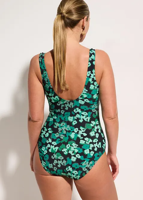 Maillot 1&nbsp;pi&egrave;ce sculptant, maintien l&eacute;ger, bonprix