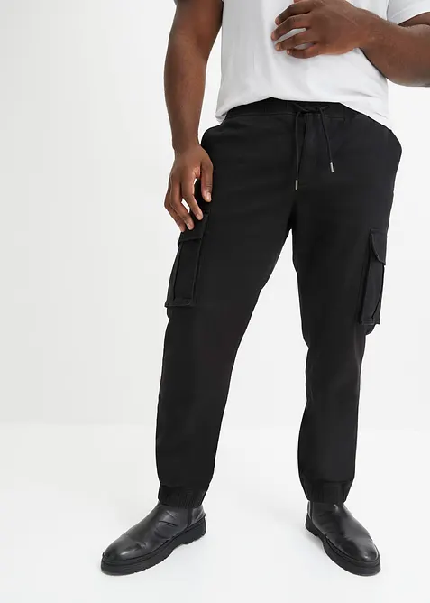 Pantalon jogger cargo droit, regular, bonprix