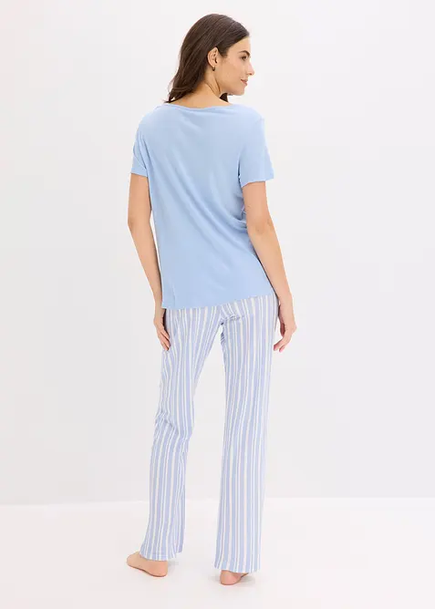 Pyjama aus softer Viskose, bonprix